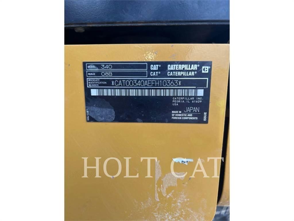 CAT 340 10 TC Escavadeiras de esteiras