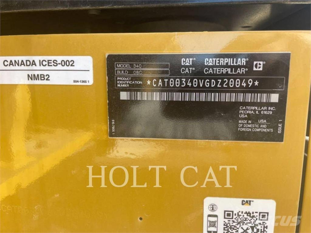 CAT 340 10 TC Escavadeiras de esteiras