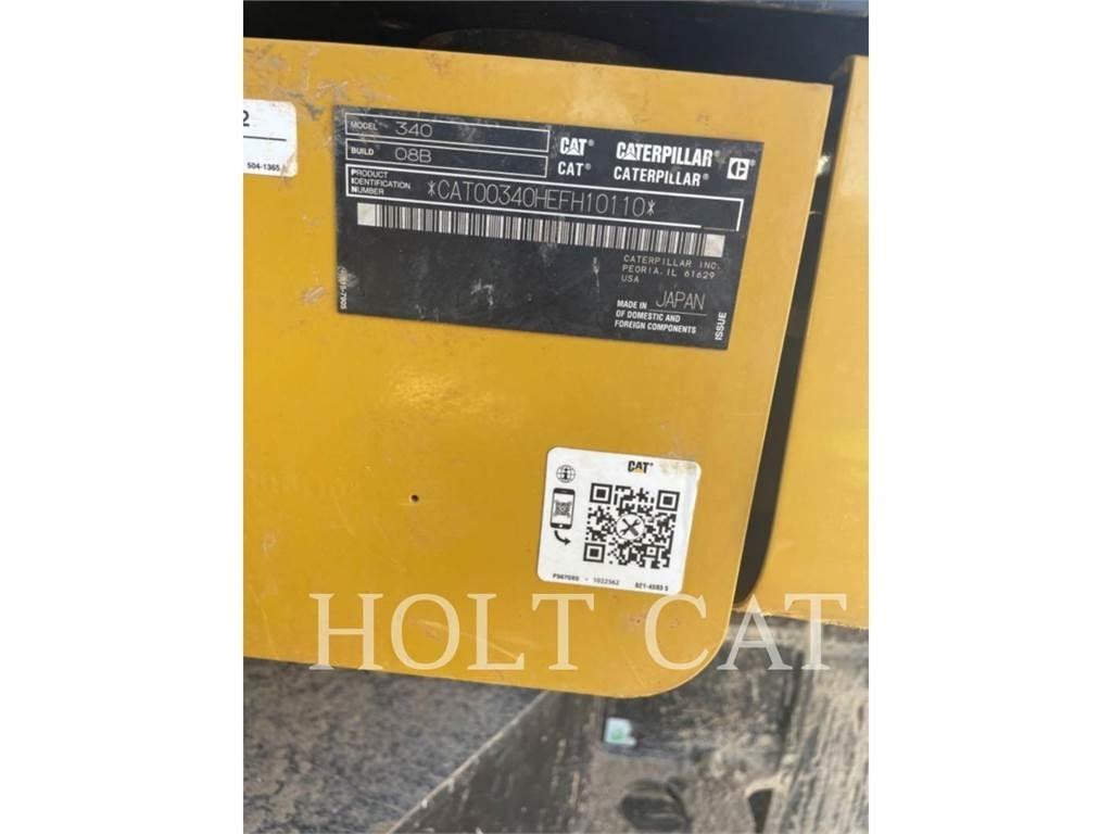 CAT 340 12 TC Escavadeiras de esteiras