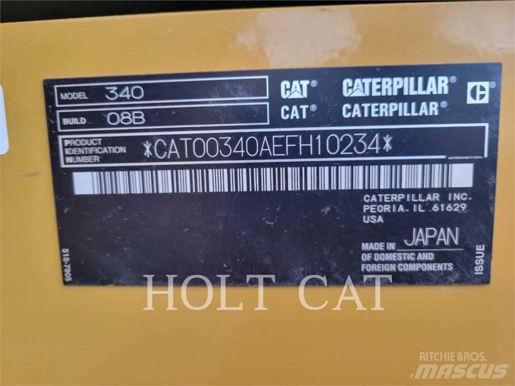 CAT 340 12 TC Escavadeiras de esteiras