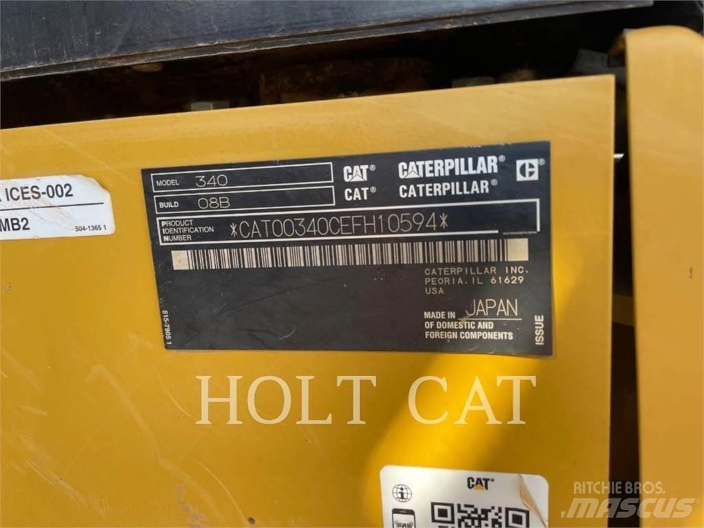CAT 340 12 TC Escavadeiras de esteiras