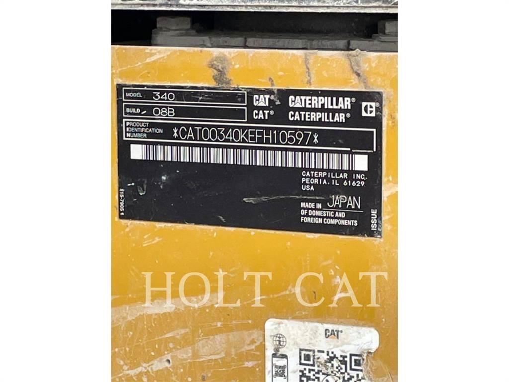 CAT 340 12 TC Escavadeiras de esteiras