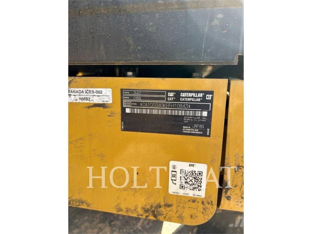 CAT 340 12 TC Escavadeiras de esteiras