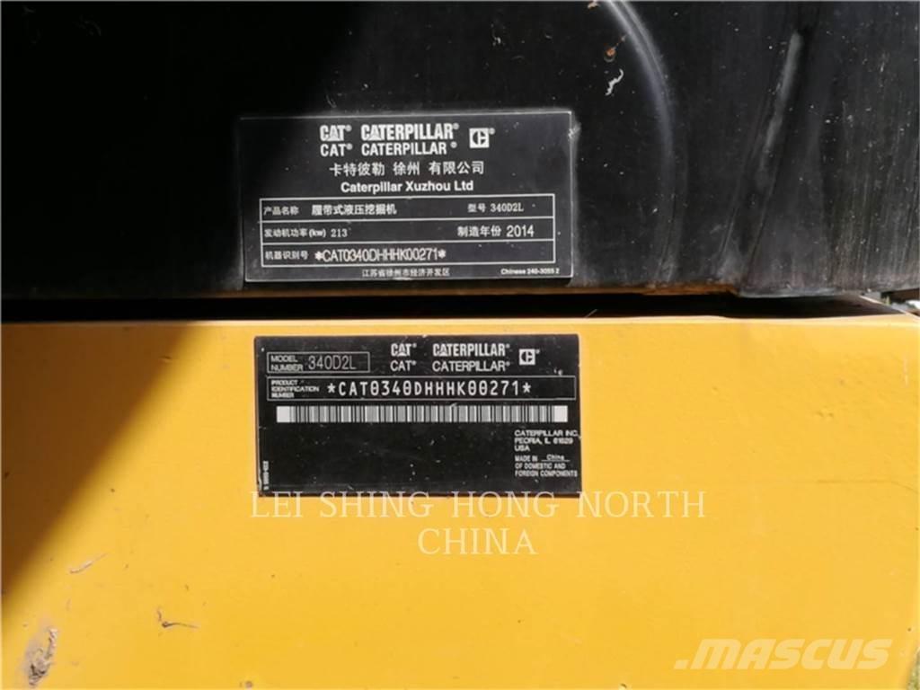 CAT 340D2L Escavadeiras de esteiras