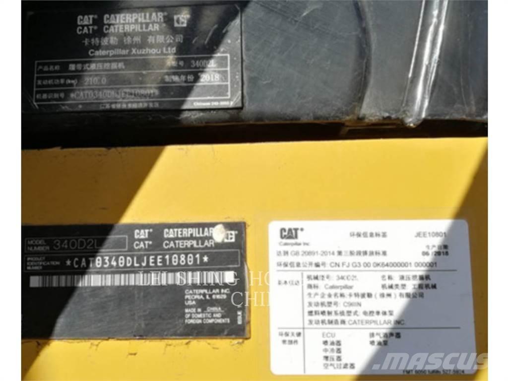 CAT 340D2L Escavadeiras de esteiras