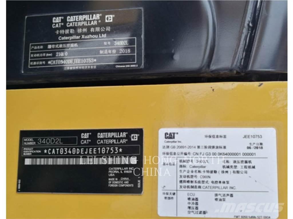 CAT 340D2L Escavadeiras de esteiras