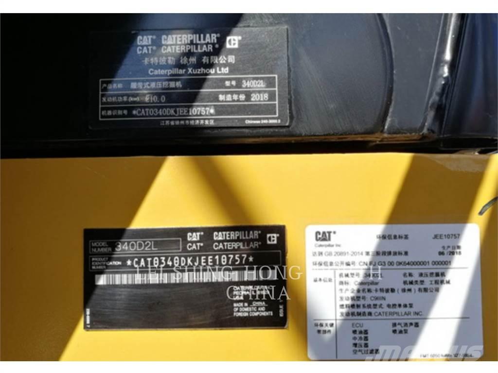 CAT 340D2L Escavadeiras de esteiras