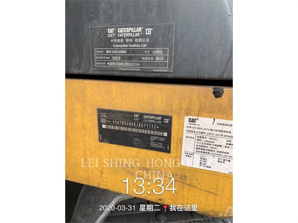 CAT 340D2L Escavadeiras de esteiras