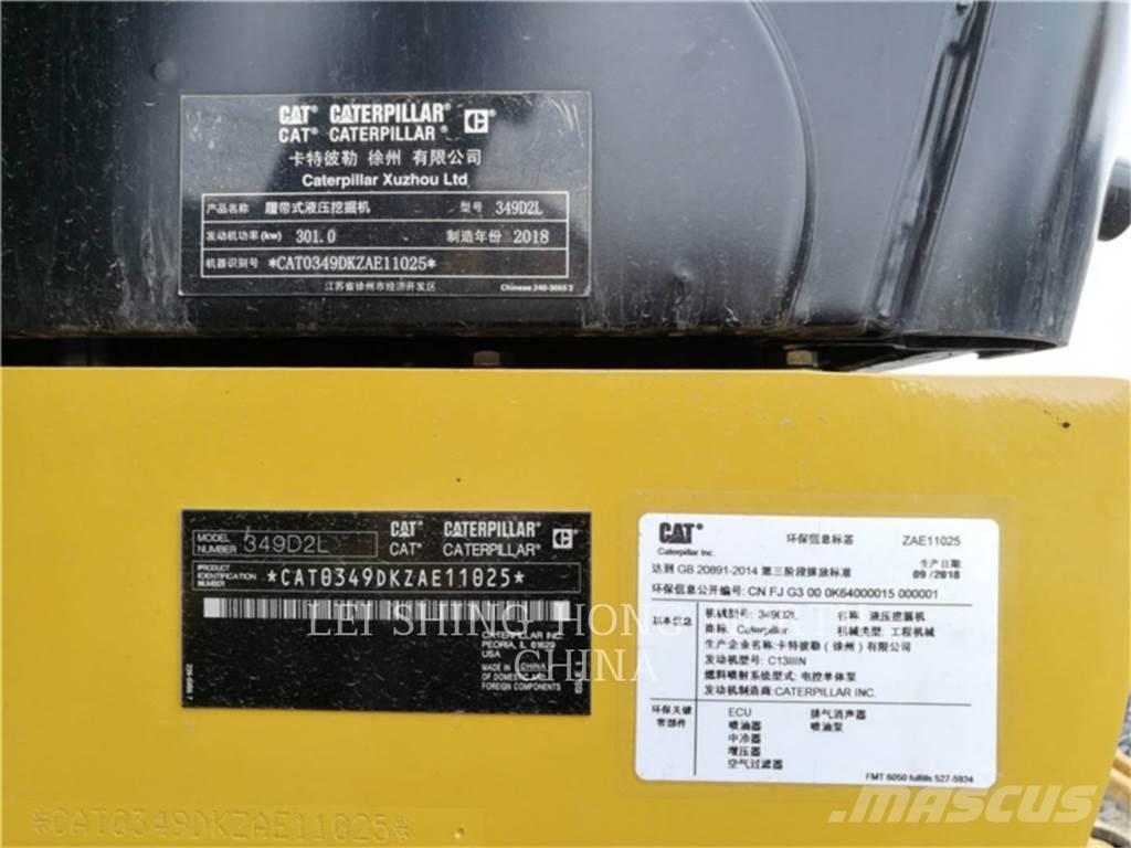 CAT 349 D2 L Escavadeiras de esteiras