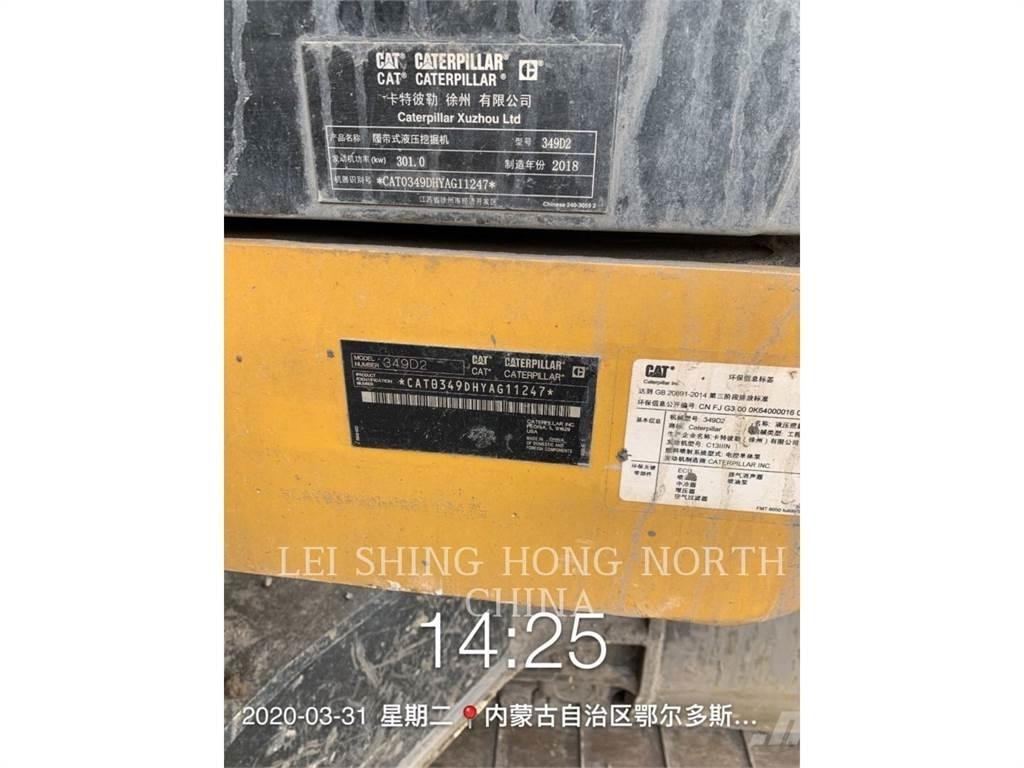 CAT 349D2 Escavadeiras de esteiras