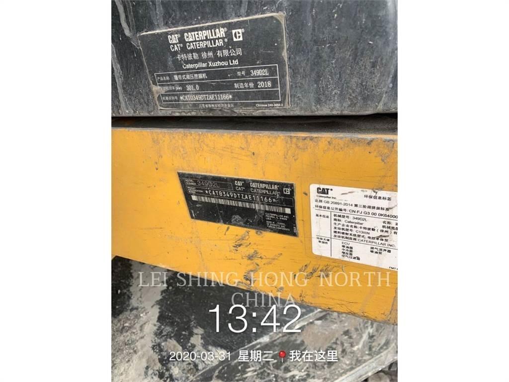 CAT 349D2L Escavadeiras de esteiras