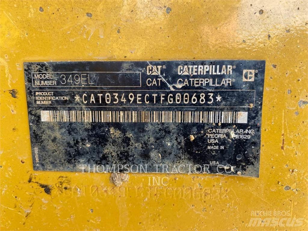 CAT 349EL Escavadeiras de esteiras