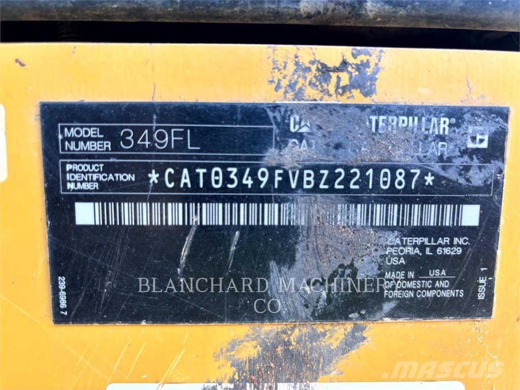 CAT 349F Escavadeiras de esteiras