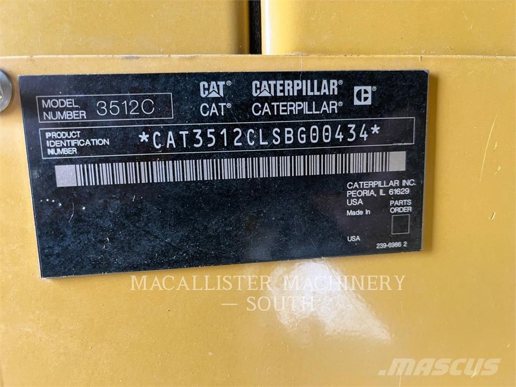 CAT 3512C Geradores Diesel