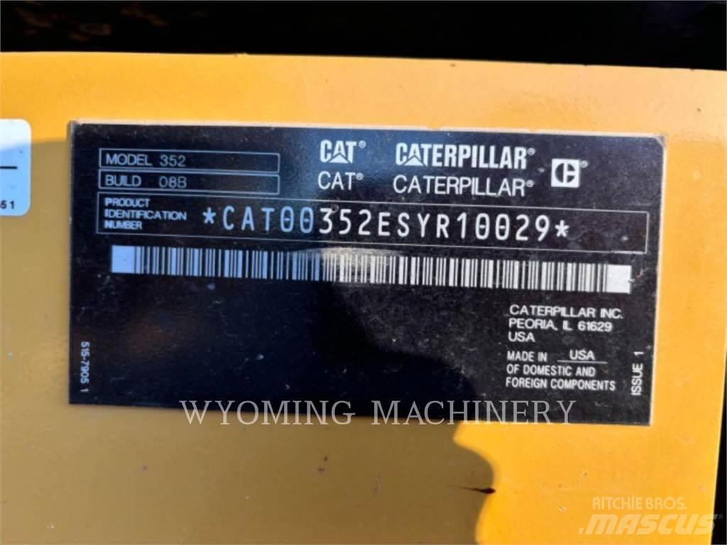 CAT 352 Escavadeiras de esteiras
