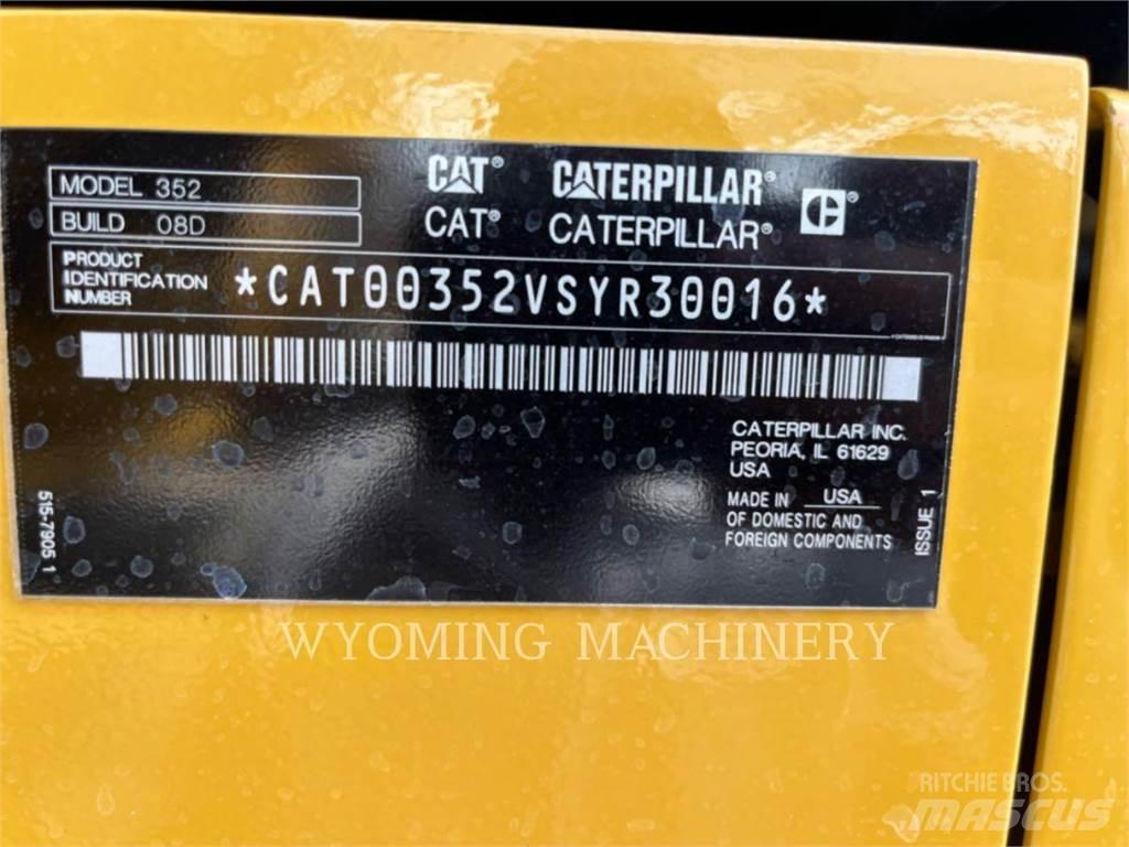 CAT 352 Escavadeiras de esteiras