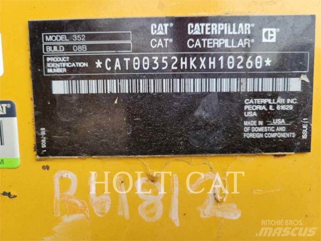 CAT 352 12 TC Escavadeiras de esteiras