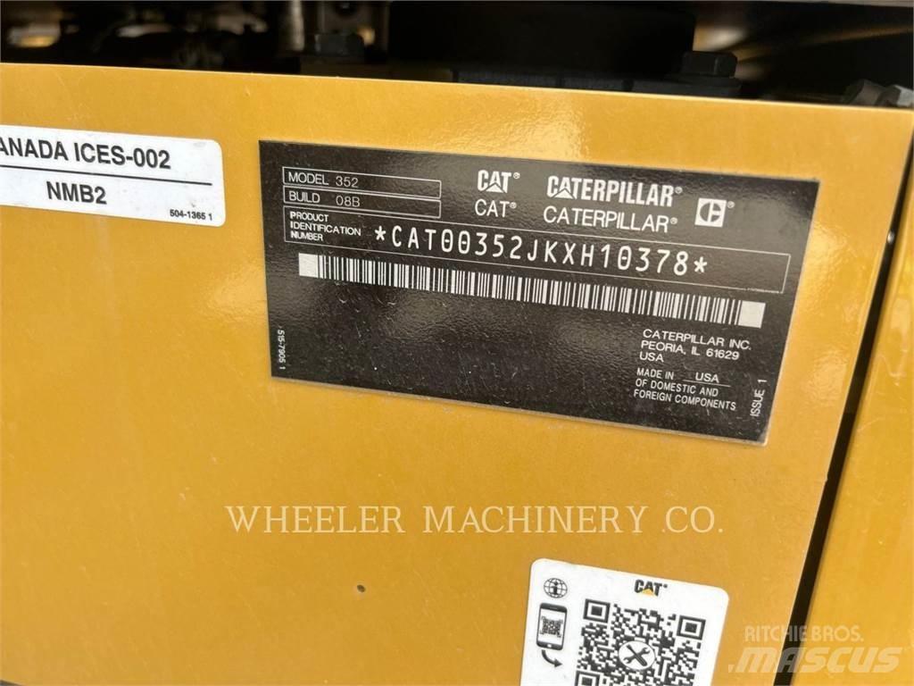 CAT 352 CF Escavadeiras de esteiras