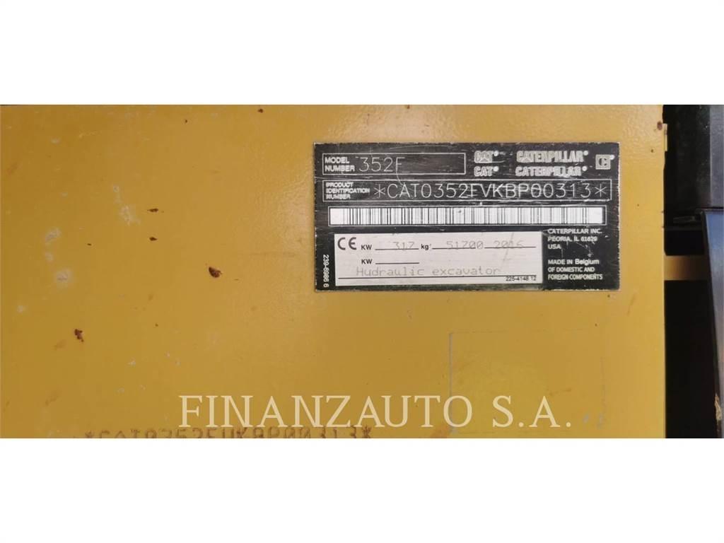 CAT 352FL Escavadeiras de esteiras