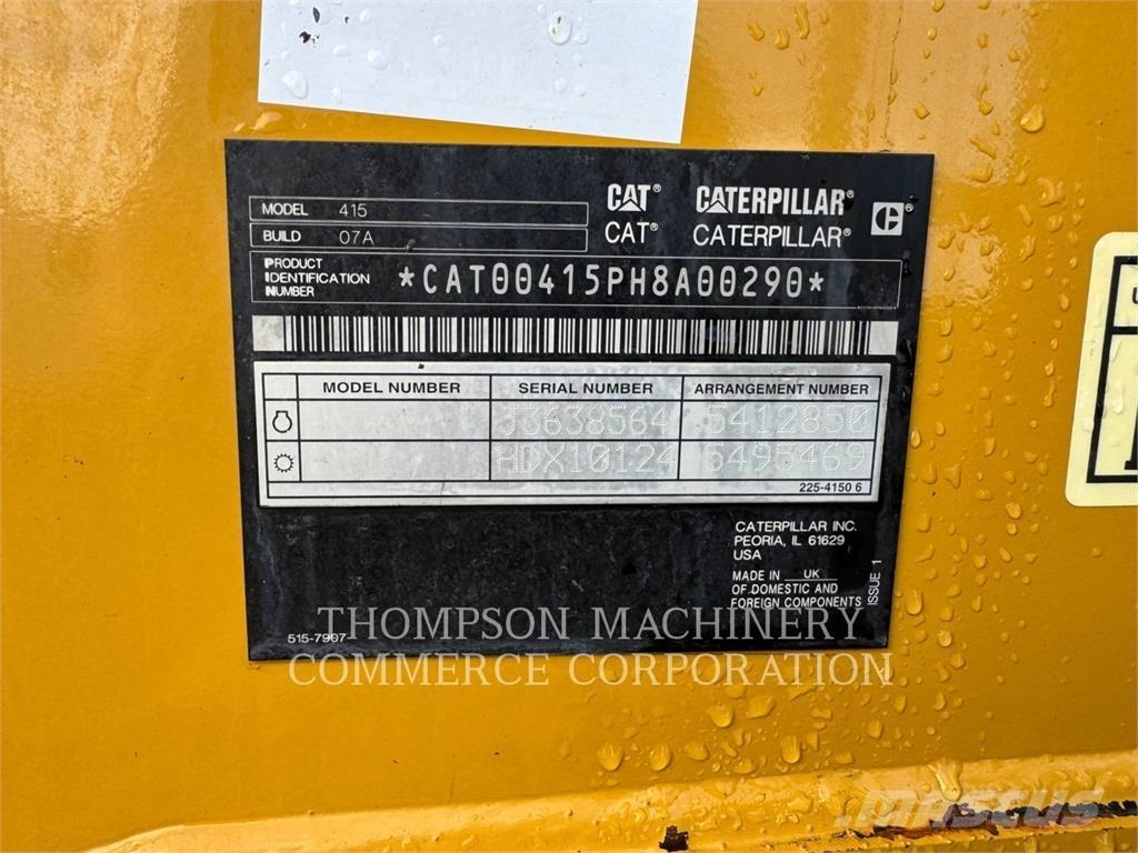 CAT 415 Retroescavadeiras