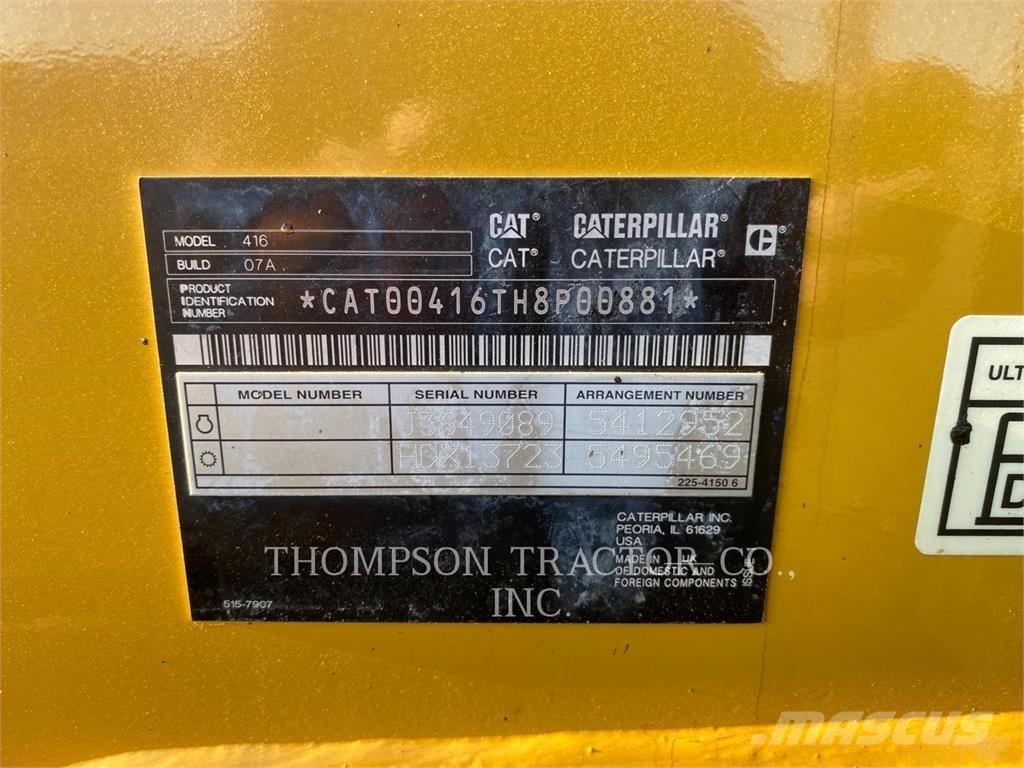 CAT 416 Retroescavadeiras