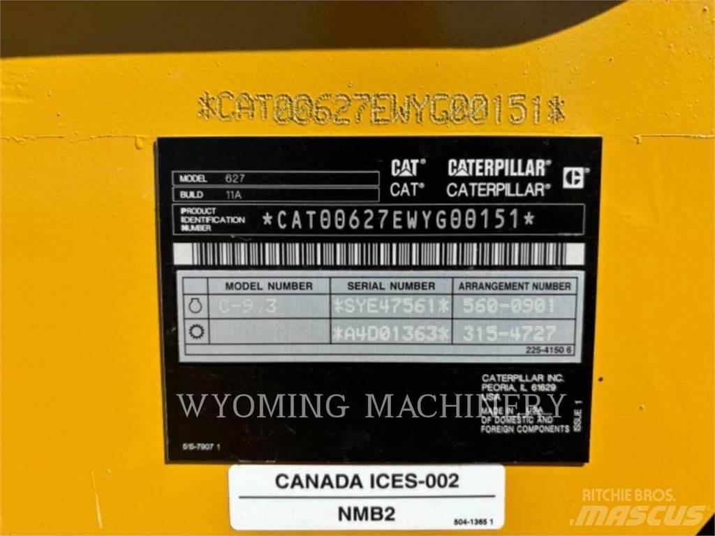 CAT 627 Raspadores