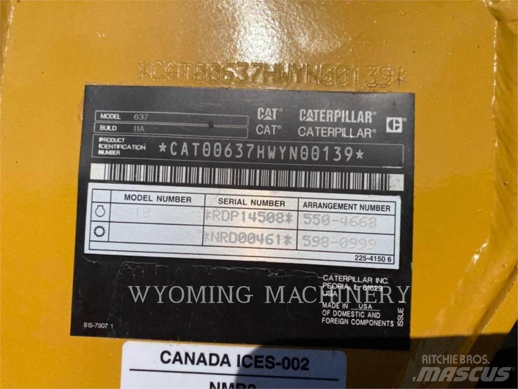 CAT 637 Raspadores