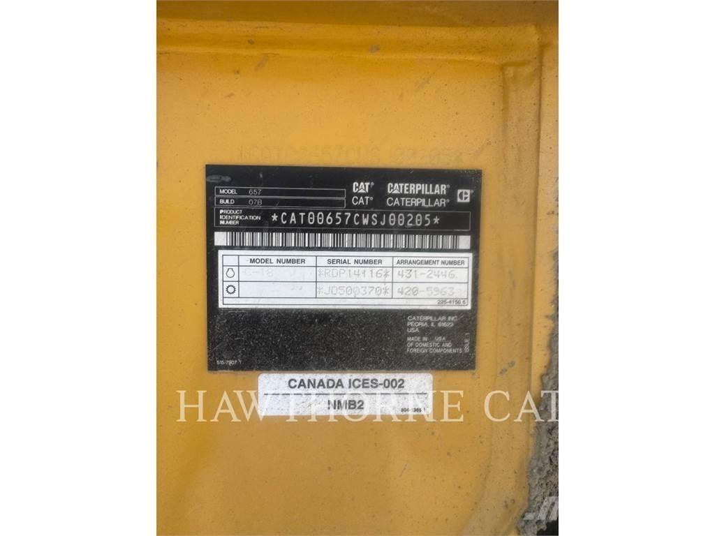 CAT 657 Raspadores