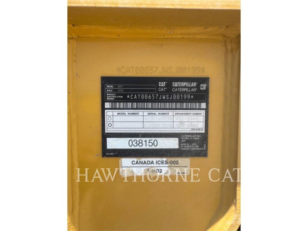 CAT 657 Raspadores