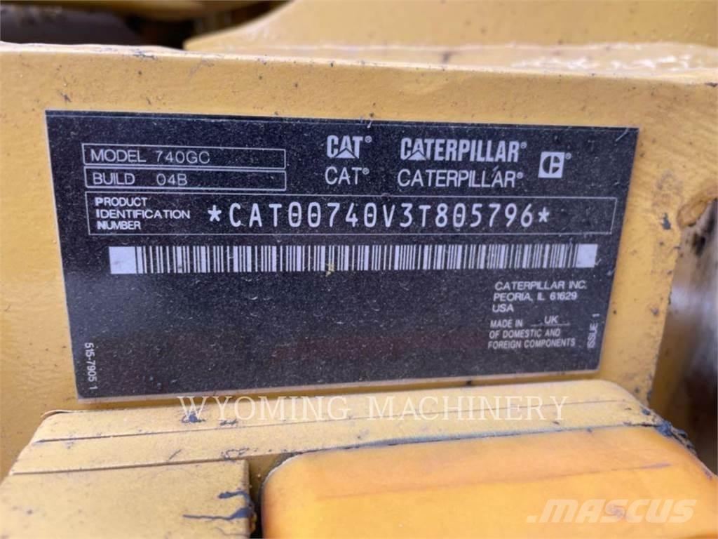 CAT 740 GC Caminhões articulados