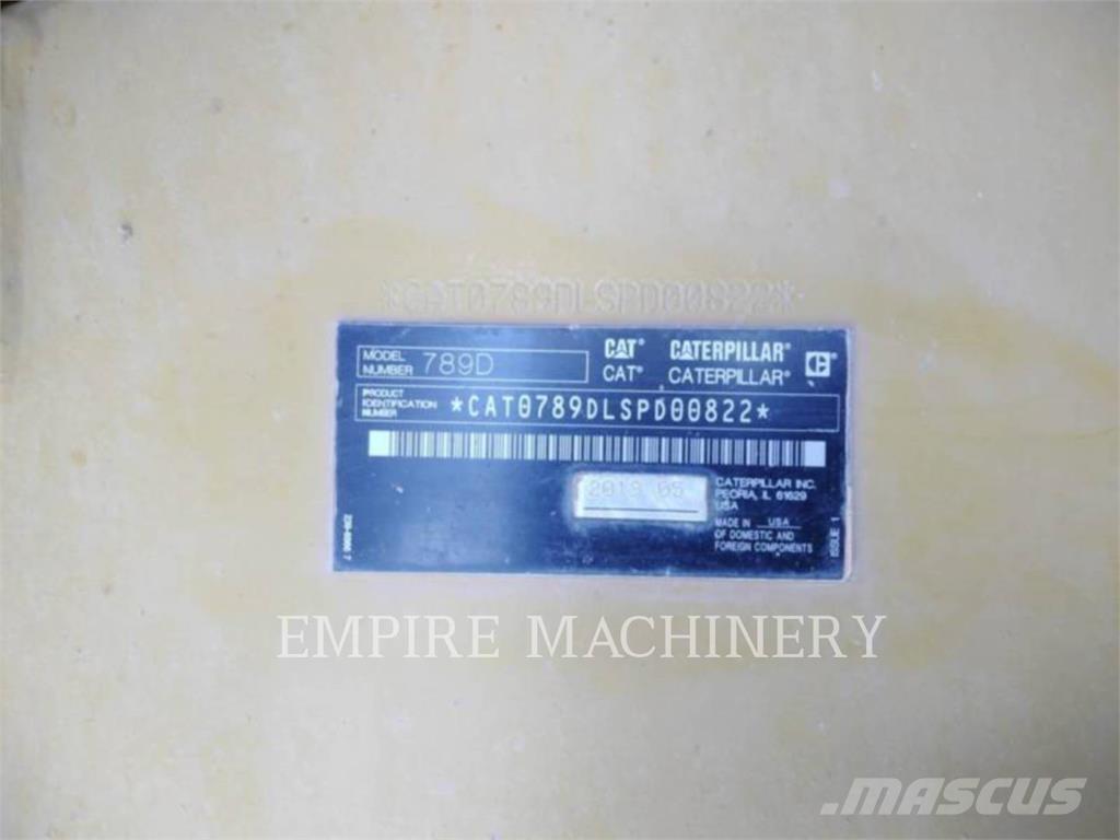 CAT 789D Caminhões articulados
