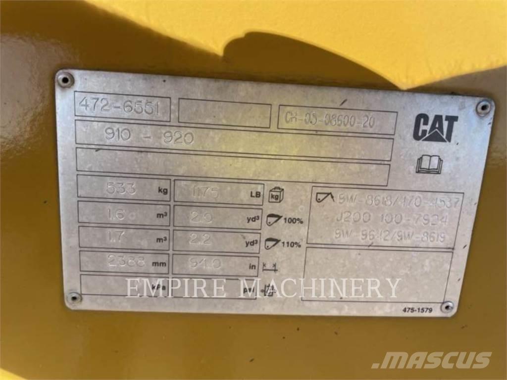 CAT 910-POBU Construção - Outros
