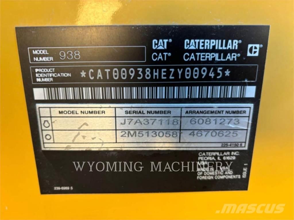 CAT 938 Carregadeiras de rodas