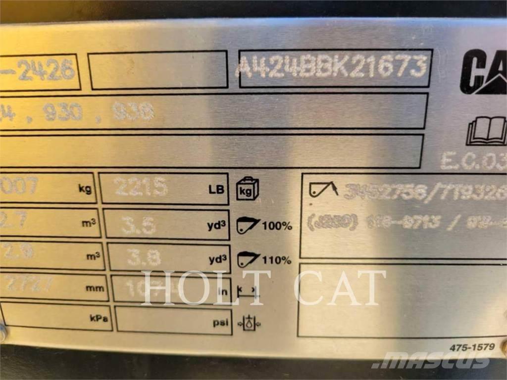CAT 938 QC Carregadeiras de rodas