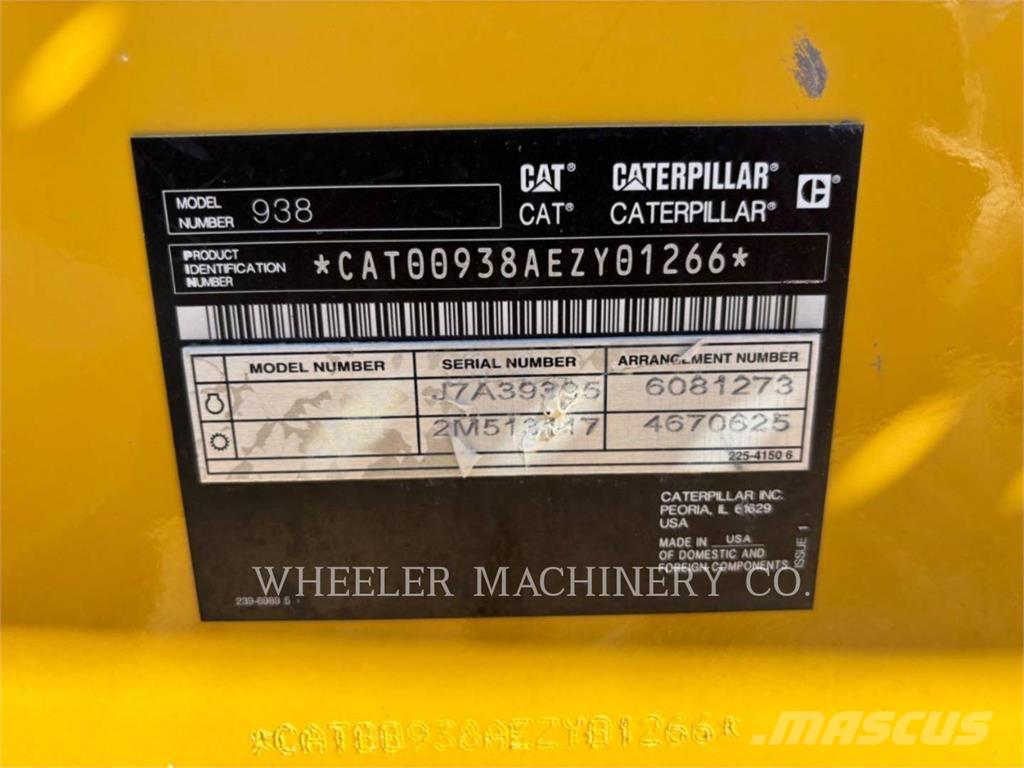 CAT 938 QC Carregadeiras de rodas