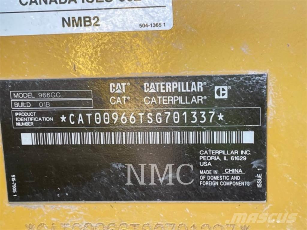 CAT 966 Carregadeiras de rodas