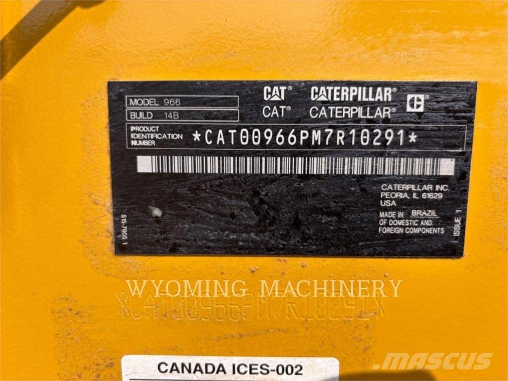 CAT 966 Carregadeiras de rodas