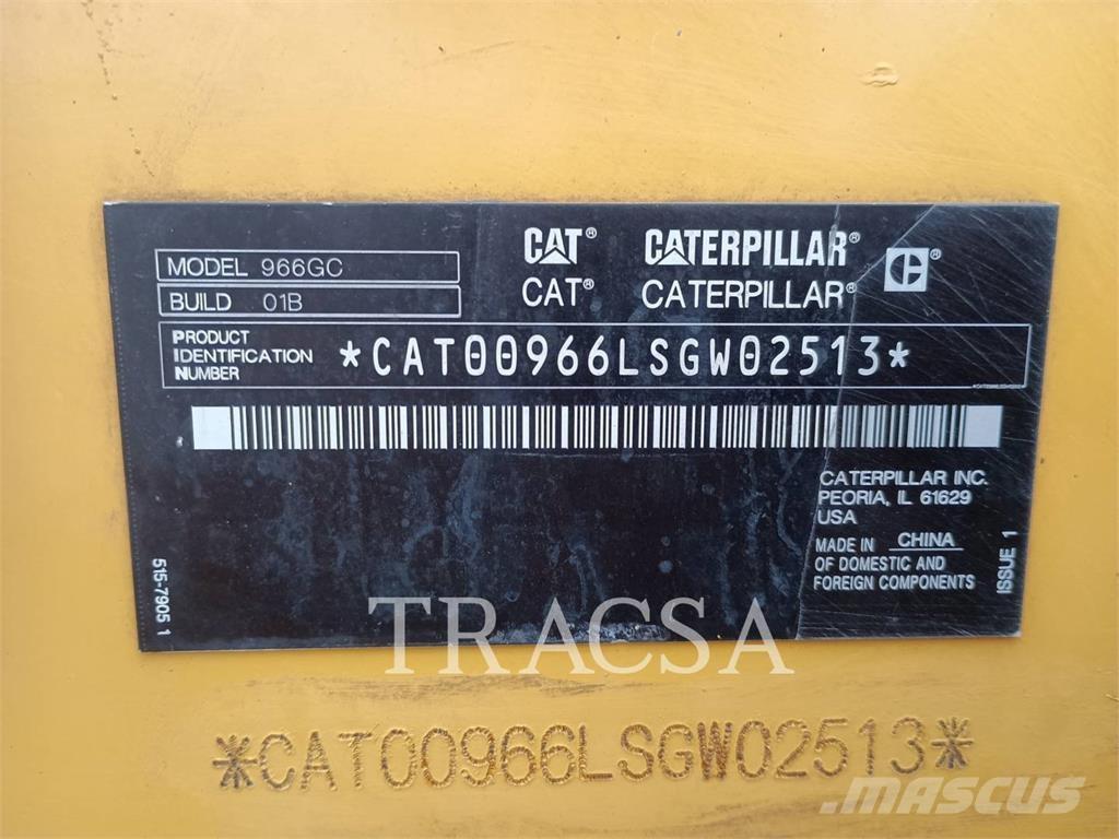 CAT 966GC Carregadeiras de rodas