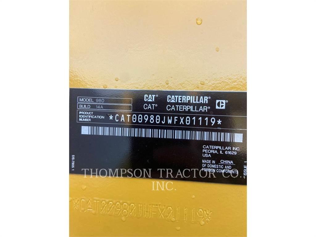 CAT 980 Carregadeiras de rodas