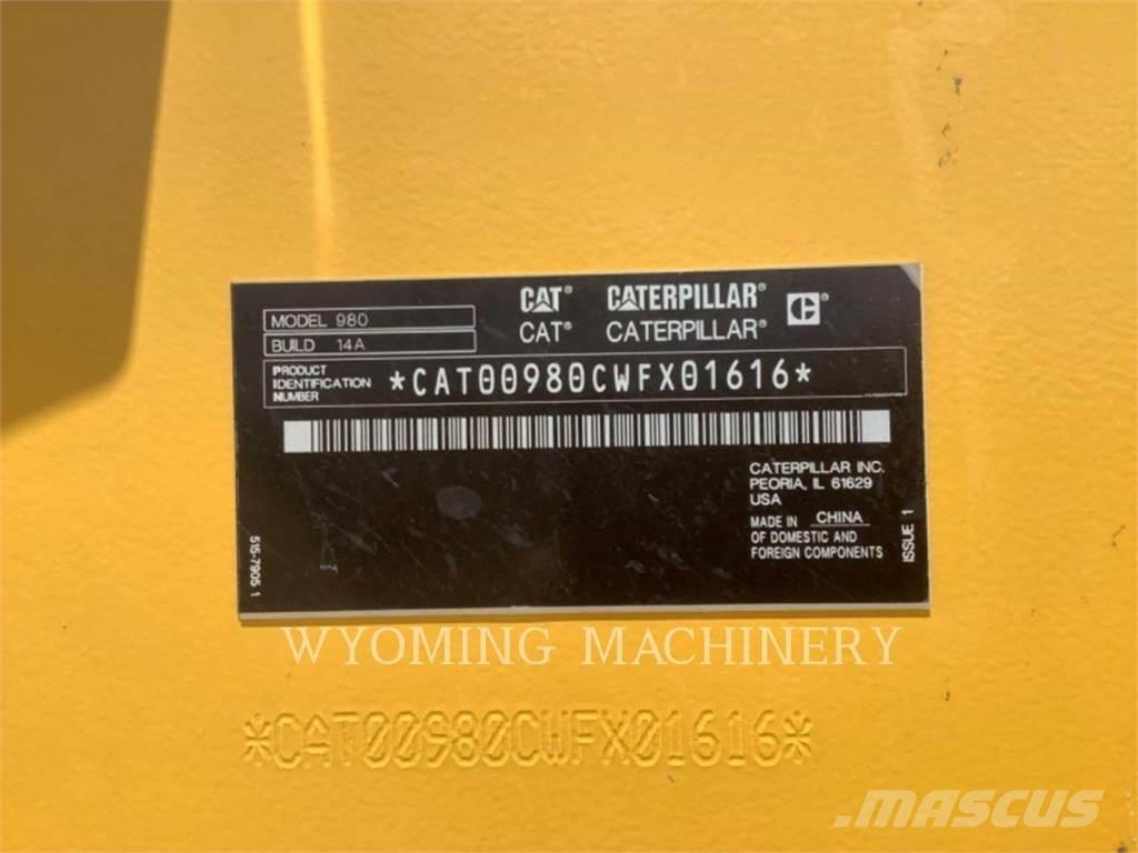 CAT 980 Carregadeiras de rodas