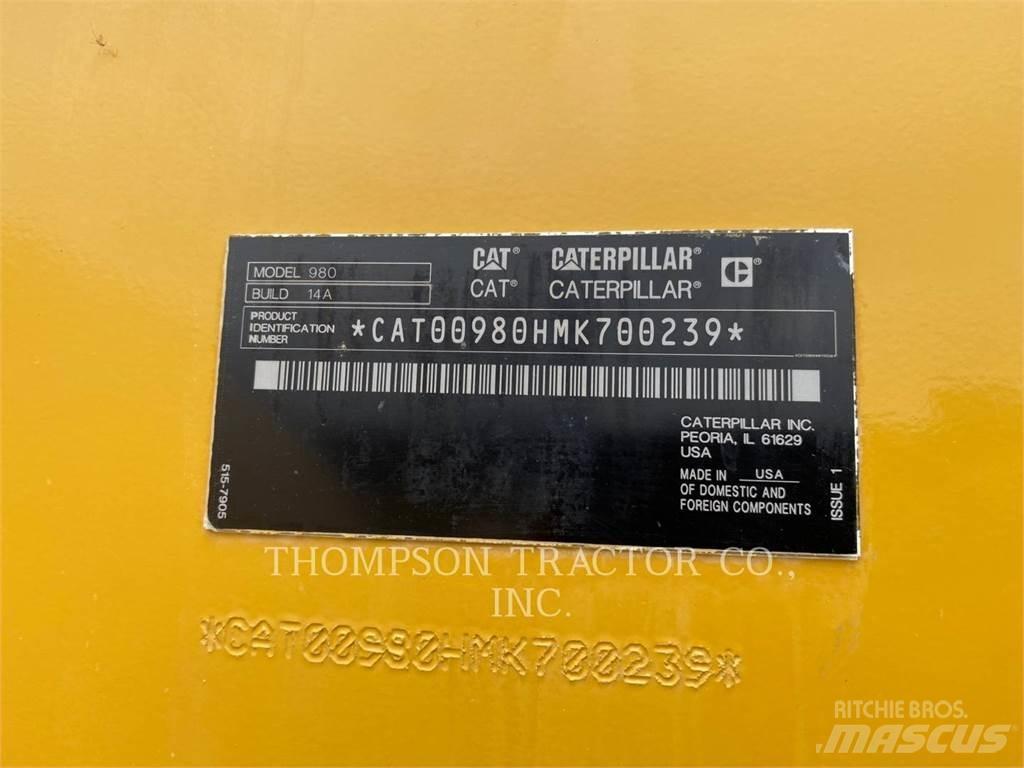 CAT 980 Carregadeiras de rodas
