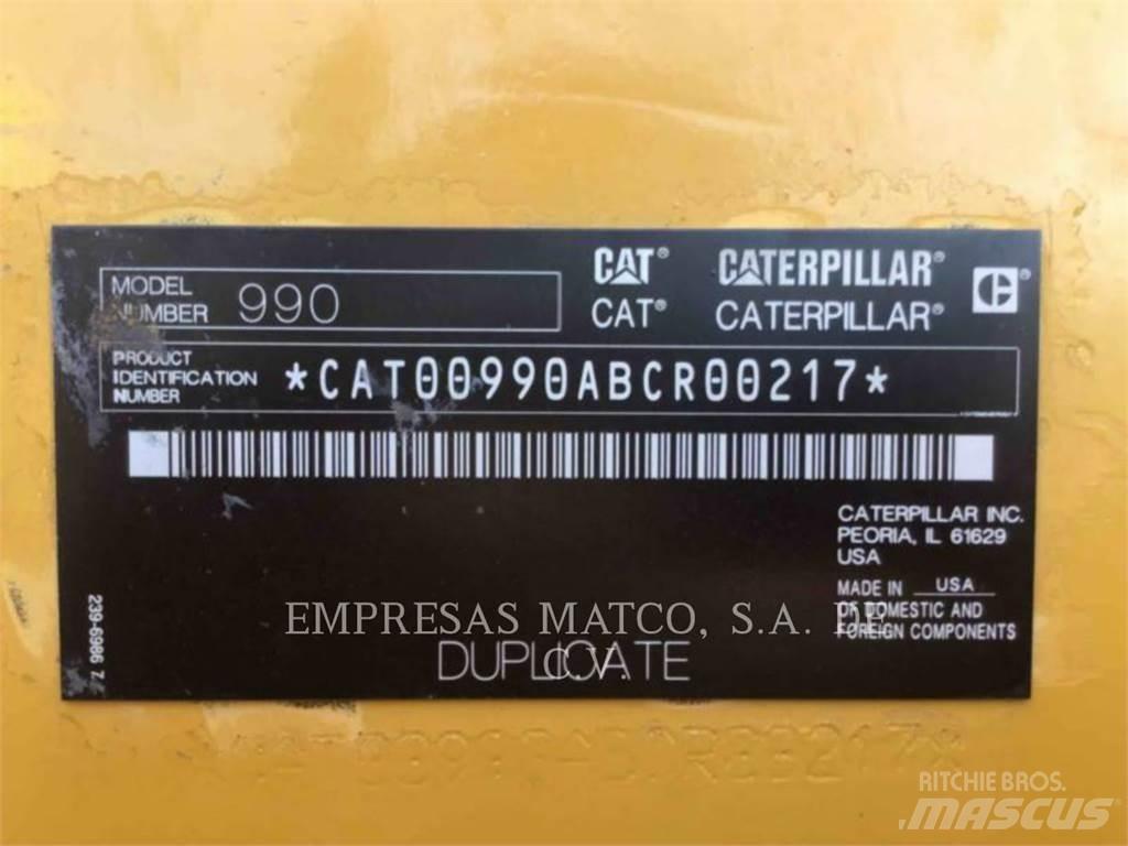 CAT 990 Carregadeiras de rodas