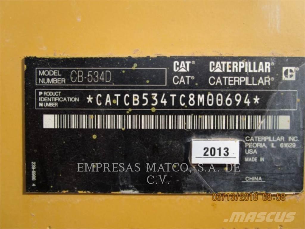 CAT CB-534D Cilindros Compactadores tandem