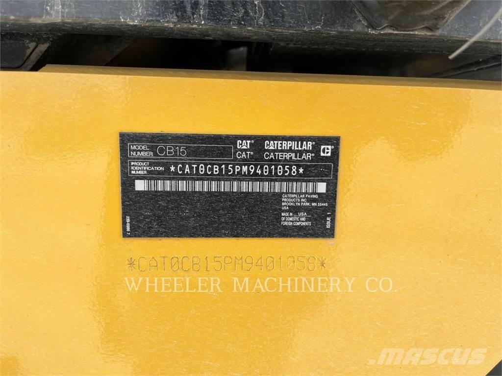 CAT CB15 CW VV Cilindros Compactadores tandem