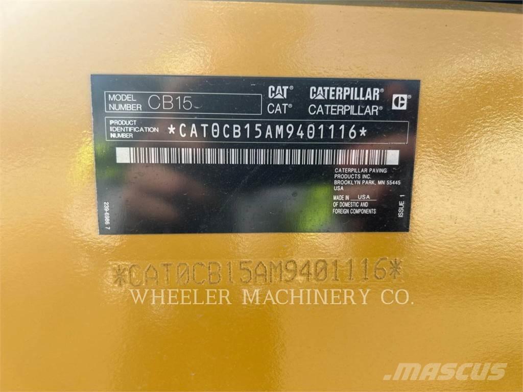 CAT CB15 CW VV Cilindros Compactadores tandem