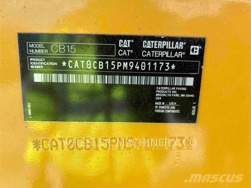 CAT CB15 CW VV Cilindros Compactadores tandem