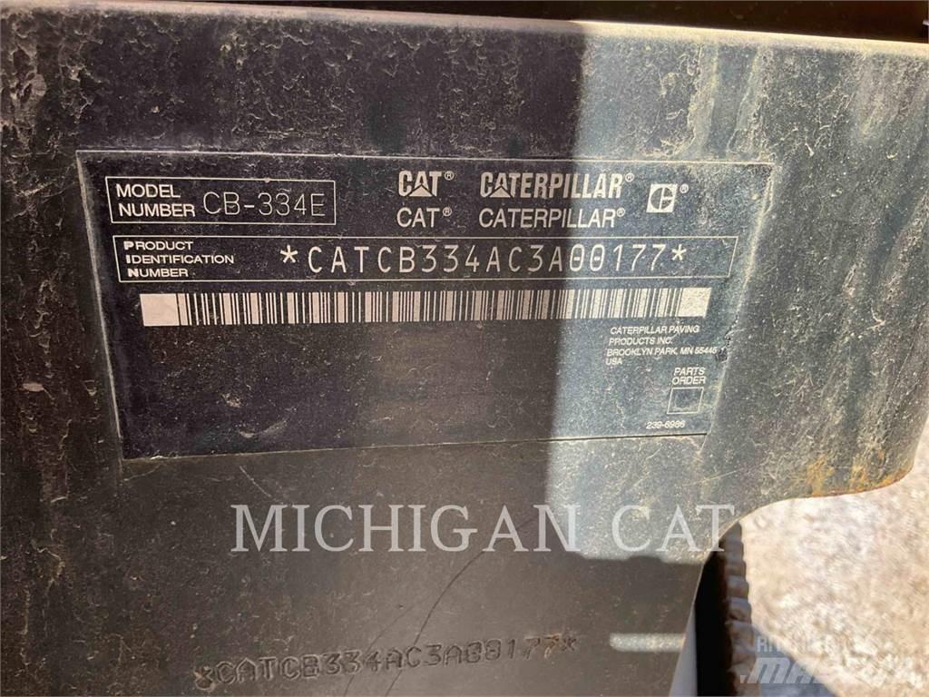 CAT CB334E Cilindros Compactadores monocilíndricos