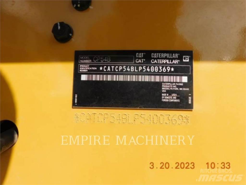 CAT CP54B Cilindros Compactadores monocilíndricos