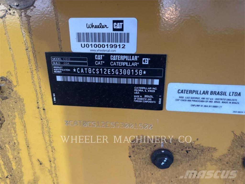 CAT CS12 Cilindros Compactadores monocilíndricos