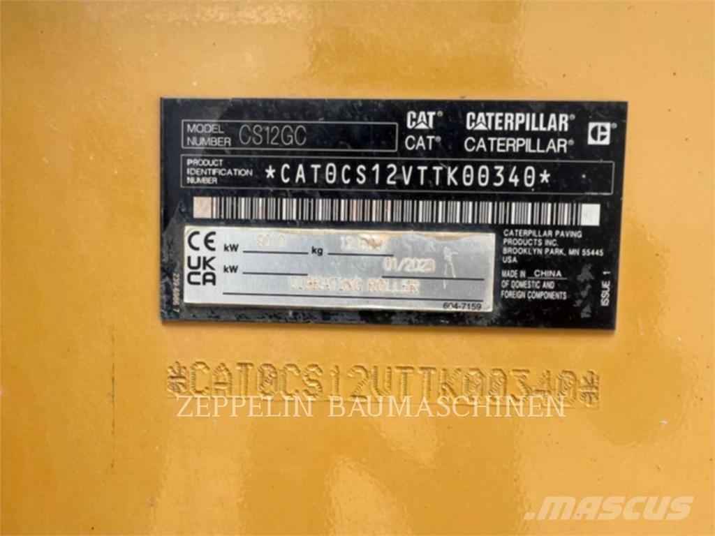 CAT CS12GC Compactadores para terra
